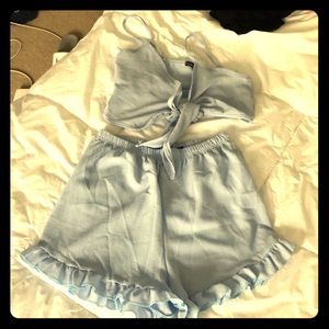 Boohoo two piece set